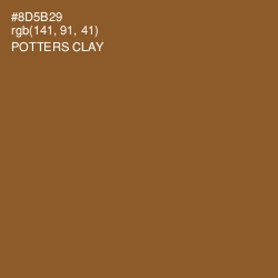 #8D5B29 - Potters Clay Color Image